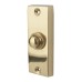 Exel Plain Edge Period Bell Push - 80 x 30mm - Polished Brass