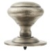 Olde Forge Round Centre Door Knob - 85mm Rose Diameter - Antique Pewter