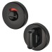 Hoppe AR600/29 Nylon Bathroom Turn & Release with Indicator - 52mm Diameter - Ebony Black