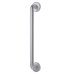 Exel 19mm D-Bar Door Pull Handle on Rose - Screw Fix - 425mm Centres - Satin Aluminium