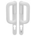 Hoppe 528G/3641N uPVC Patio Lock Door Handle - Euro - RH - White
