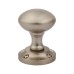 Exel Victorian Mortice Door Knob - 57mm Rose Diameter - Satin Nickel