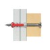 Fischer DuoPower Nylon Wall Plug - 8 x 40mm - Red & Grey - Pack of 100