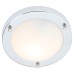 Forum Spa Delphi 12W Small Flush LED Bathroom Ceiling Light - IP44 - 4000K - Polished Chrome
