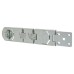 Sterling Double Hinged Hasp & Staple - 195 x 45 x 15mm - Bright Zinc Plated