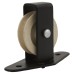 Line Pulley - Single Upright - 55 x 31mm - Black