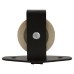 Line Pulley - Single Upright - 55 x 31mm - Black