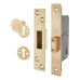 Narrow 5511 5 Lever Deadlock - 51mm Case - 35mm Backset - Polished Brass