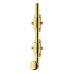 Hampstead French Door Bolt/Flat Section Bolt - 306 x 42mm - Polished Brass