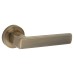 Exel Antique Brass Door Handles on Round Rose - Zara Range 