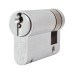 Eurospec 10 Pin 45mm Euro Single Cylinder - 35 + 10mm - Satin Chrome - Master Keyed