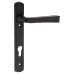 Olde Forge uPVC Multipoint Door Handle - 92mm c/c - Antique Black Iron
