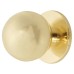 Exel Ball Cabinet Knob - 18mm Diameter - Polished Brass