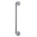 Exel 19mm D-Bar Door Pull Handle on Rose - Screw Fix - 300mm Centres - Satin Aluminium