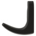 Exel Heavy Duty Single Coat Hook - 45 x 43mm - Matt Black