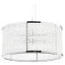 BHS Jesse 3 Light Ceiling Pendant - Chrome Fittings and Clear Crystal Shade