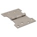 Parliament Hinge - 102 x 127 x 3mm - Satin Stainless Steel - Pair