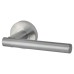 Jigtech Satin Chrome Door Handles on Round Rose - Eden Range 