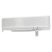 Croydex Carragh Standard Close Raised Toilet Seat - White