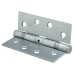 Jedo Twin Ball Bearing Grade 11 Butt Fire Door Hinge - 102 x 76 x 2.7mm - Satin Chrome - Pair
