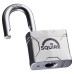 Squire Mercury High Security Padlock - 50mm Body - 23.5 x 22mm Shackle - Keyed Alike - Silver