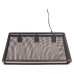 BHS Mesh Industrial 3 Light Ceiling Pendant - Antique Bronze Fittings and Mesh Caged Shade
