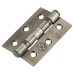 Exel Tubular Latch Pack - 57mm Backset - 3 x Fire Rated Ball Bearing Hinges - Antique Brass