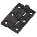 Cast Iron Butt Door Hinge - 64 x 46mm - Self Colour - Pair