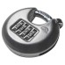 Squire Combination Disc Padlock - 70mm Body - 16 x 20.5mm Shackle - Stainless Steel