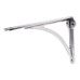 From The Anvil Curved Steel Shelf Bracket - 249 x 174mm - Pewter