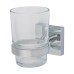 Croydex Chester Tumbler & Holder - 96 x 68 x 106mm - Polished Chrome