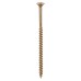 TIMCO Solo Chippy Pozi Countersunk Wood Screws - 6.0 x 200mm - Yellow Zinc - Pack of 100