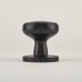 Jedo by Frelan Classic Mortice Door Knob - 60mm Rose Diameter - Matt Black