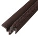 Exitex Sash Window Meeting Style Carrier - 3000mm Length - 6.5mm Pile - Brown