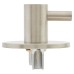 Jigtech Schema Orka Bathroom Turn & Release - 53mm Diameter - Satin Stainless Steel