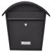 Burg Wachter Classic Postbox - 363 x 370 x 134mm - Black