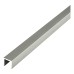 Toilet Cubicle Head Rail - 'U' Channel - 12-13mm Panels - 304 Stainless Steel