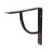 From The Anvil Plain Shelf Bracket - 152 x 152mm - Black