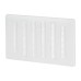 Hit & Miss Vent - 155 x 95mm - 2182mmÂ² Free Air Flow - White Plastic