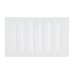 Hit & Miss Vent - 155 x 95mm - 2182mmÂ² Free Air Flow - White Plastic
