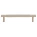 Alexander & Wilks Brunel 12mm Knurled T-Bar Cabinet Pull Handle - 128mm Centres - Satin Nickel