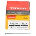 TIMCO Solo Chippy Pozi Countersunk Wood Screws - 6.0 x 100mm - Zinc Plated - Pack of 100