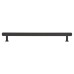 Alexander & Wilks Vesper Hex 14mm T-Bar Cabinet Pull Handle - 224mm Centres - Matt Black