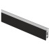 Emuca Zero Hanging Rail - 2350mm Length - Black