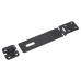 Light Duty Safety Hasp & Staple - 150mm Length - Black