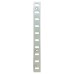 Exel Flat Bookcase Strip - 1829 x 19mm - Bright Zinc Plated