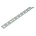 Exel Flat Bookcase Strip - 1829 x 19mm - Bright Zinc Plated