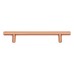 Exel 12mm T-Bar Cabinet Pull Handle - 128mm Centres - Bright Copper