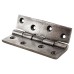 Olde Forge Cast Iron Butt Door Hinge - 100 x 65 x 4.5mm - Polished Iron - Pair