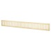 Hampstead Plain Slotted Vent - 600 x 76mm - 9800mm² Free Air Flow - Polished Brass